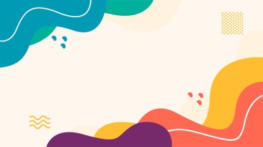 El çizimi soyut sıvı arkaplan