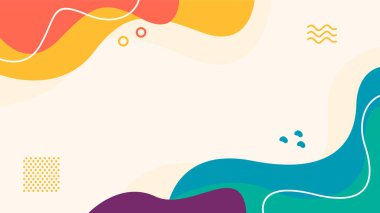 El çizimi soyut sıvı arkaplan