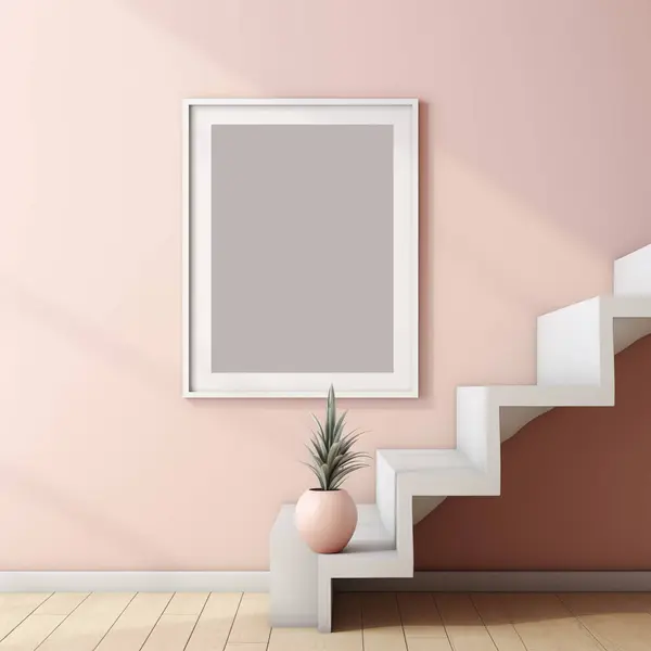 boş modern stil iç tasarım, poster, dekoratif duvar modeli.