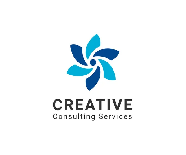 Services Conseil Créatif Logo Design Pour Les Entreprises — Image vectorielle