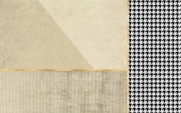 Abstrakte Malerei Geometrisches Design Vintage Grunge Textur Design Moderne Kunst — Stockfoto