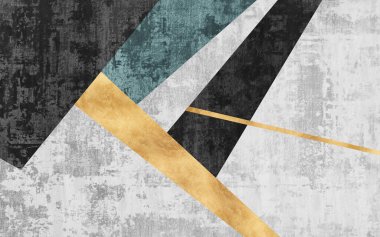 Soyut resim, geometrik tasarım, klasik grunge doku tasarımı, modern sanat.