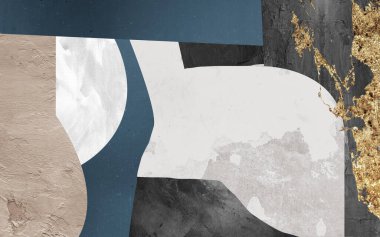 Soyut resim, geometrik tasarım, klasik grunge doku tasarımı, modern sanat.