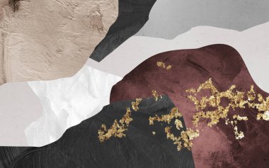 Soyut resim, geometrik tasarım, klasik grunge doku tasarımı, modern sanat.