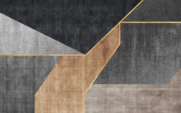 Abstrakter Künstlerischer Hintergrund Goldene Textur Fragment Eines Kunstwerks Pinselstriche Von — Stockfoto