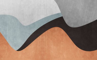 Soyut sanat geçmişi. El çizimi minimalist resimler, duvar kağıtları, afişler, web siteleri, baskılar. yaratıcı tasarım. Modern sanat eserleri.