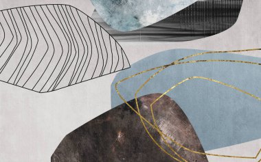 Geometrik şekiller, soyut sanat arkaplanı