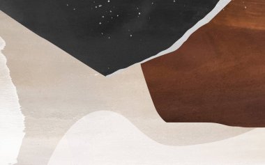 Modern minimalist soyut sanat illüstrasyonu. çağdaş sanat resimleri