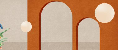 Modern minimalist soyut sanat illüstrasyonu. çağdaş sanat resimleri