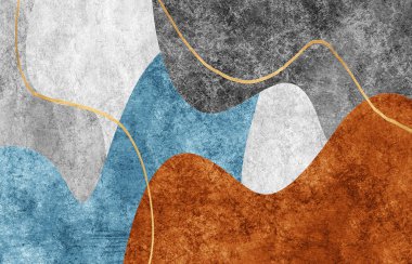 Soyut resim. Tuval üzerine yağlı boya boya. Altın doku. İllüzyon, duvar süsü. Modern sanat. Modern sanat. Duvar kağıtları, posterler, kartlar, halılar, tablolar, baskılar