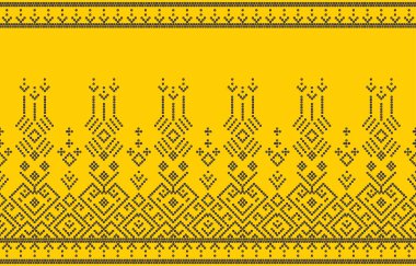 Etnik Düzen. Etnik Hindistan Bhandhani nakış, tekstil dekorasyonu ve fayans tasarımı için kusursuz desen.