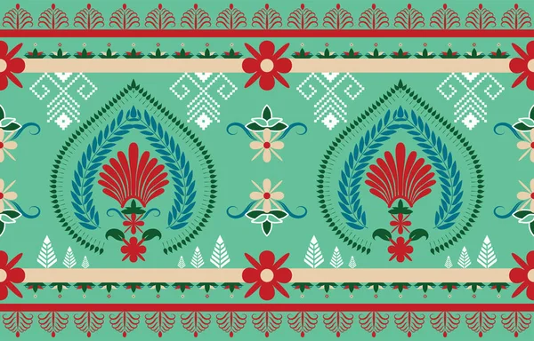 Ethnische Muster Ethnische Indien Nahtlose Muster Design Orientalischen Stil Indien — Stockvektor