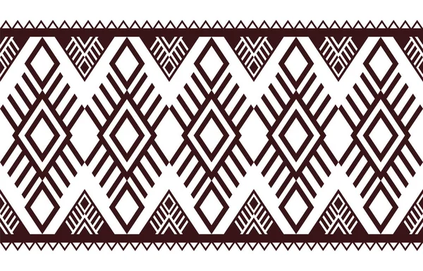 Etnik Düzen Fayans Tekstil Dekorasyonu Için Etnik Hindistan Geometrik Desen — Stok Vektör