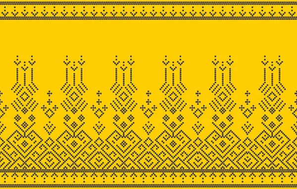 民族模様 テキスタイル装飾 タイルのデザインのための民族インドBhandhaniシームレスパターン — ストックベクタ