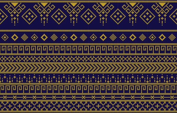 民族模様 テキスタイル装飾 タイルのデザインのための民族インドBhandhaniシームレスパターン — ストックベクタ