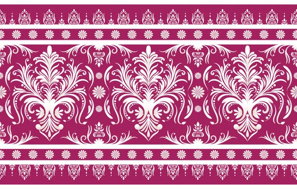 Modèle Ethnique Ethnique Inde Design Motif Sans Couture Style Oriental — Image vectorielle
