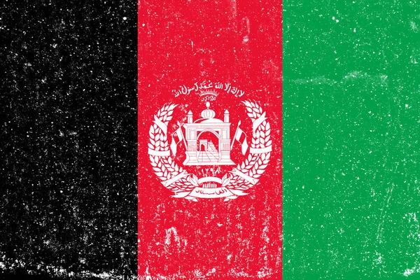 Новая Концепция Афганистан Флаг Белый Грязный Стены Лепнина Фоне Текстуры — стоковое фото