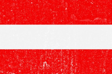 Yeni konsept Avusturya bayrağı dağınık duvar kaplaması arka plan, Avusturya bayrağı boyası, Avusturya bayrağı tarihi, Avusturya bayrağı yeni bayrağı.