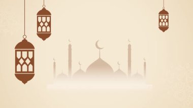 Mübarek Kurban Arkaplanı, İslami Cami Animasyon Modeli Arap Süslemeleri