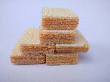 beyaz arkaplanda izole edilmiş wafer