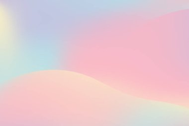 Pastel renklerle soyut yumuşak eğimli arkaplan. Açık pembe, mor ve sarı harmanlanmış dalgalı bir tasarım, arkaplan olarak mükemmel.
