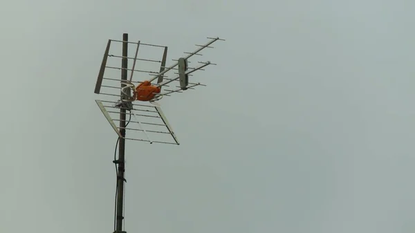 Une Vue Minimaliste Une Antenne — Photo