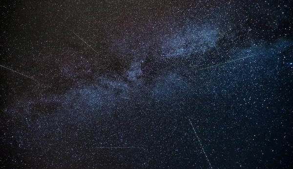 Tuhinj Valley Slowenien August 2023 Perseiden Meteorschauer Abendhimmel Vom Tuhinj — Stockfoto