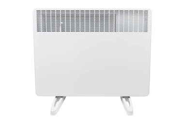 Akıllı ısıtıcı taşıyıcısı. Akıllı ev ve akıllı ısıtma sistemi. Elektrik paneli ısıtma konsepti. Radyatör. Ev elektrikli ısıtıcı pili izole edildi. 