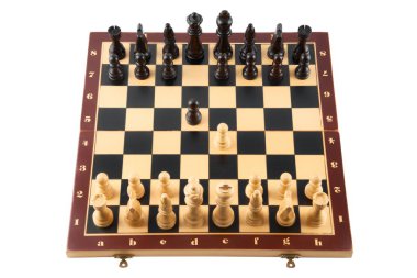 Dama, piyon, at, kale, fil, vezir ve papaz olan klasik satranç tahtası, siyah ve beyaz renkler. Fikirler, rekabet ve strateji için satranç tahtası oyunu, iş başarısı konsepti.                               