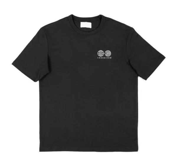 Męski Shirt Szablon Dwóch Stron Naturalny Kształt Niewidzialnym Manekina Dla — Zdjęcie stockowe