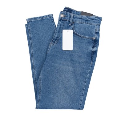 Beyaz arka planda kot pantolon desenli mavi kot pantolonların çeşitli tonlarında. Tasarım için Denim arkaplan dokusu. Kumaş kumaş. Arkaplan olarak kullanılabilen mavi kot.