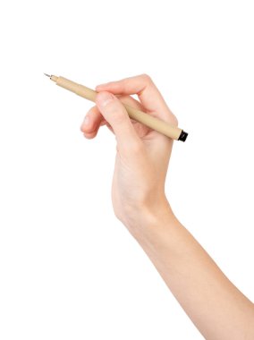 Siyah mikron kalemi. Kırtasiye malzemeleri. İşaretler. Kalemler. Grafik sanatları. Farklı işaretler kümesi