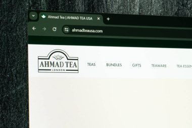 Ukrayna. Dnepr 01.25.2024: Ahmad çayı Londra Seylan çay web sitesi.