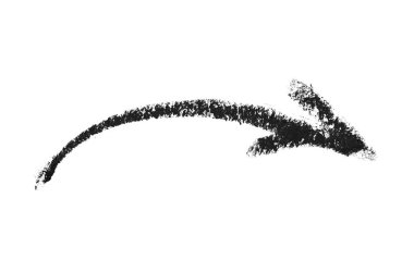 Ok at. Gerçekçi kaba siyah kalem. Mürekkep izleri. Karalama, siyah bir kalemle beyaz ve izole bir arkaplanda çizilmiş. El boyaması. Beyaz arkaplanda izole edilmiş kağıt üzerindeki siyah işaret