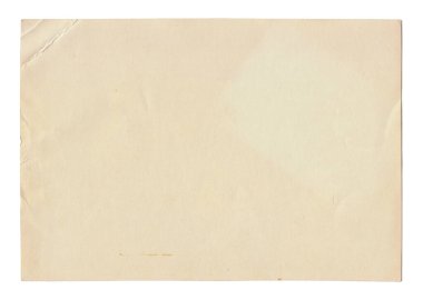 Lekeli eski yırtık kağıt dokusunun klasik arka planı. Arkaplan olarak eski kağıt. Eski sarı kağıdın ilginç dokusu küf yüzünden biraz hasar görmüş. Eski kâğıdın eşsiz bağ dokusu.