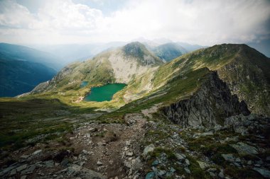 Mountain lake landscape. Romania