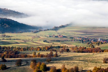 Karpat Dağlarının güzel manzarası
