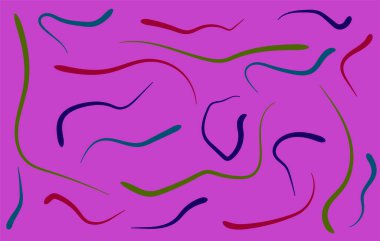 renkli dalgalı çizgiler desen arkaplanı.