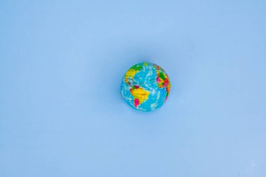 Dünya atlası mavi pastel arka plan dünya dünya atlası dünya haritası Tayland dili çevirisi, eğitim, bilgi, seyahat, seyahat,