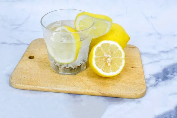 Lemon infused water for daily routine, infused drinks benefit and stay hydrated concept