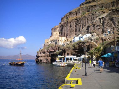 Santorini eski limanı, Santorini, Yunanistan