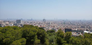 Barselona şehri manzarası, İspanya