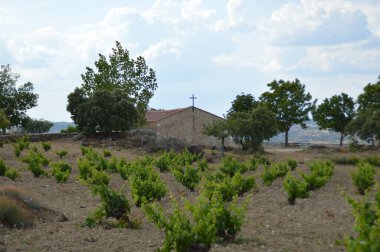 Ermita de Santa Cruz, Fermoselle, Arribes del Duero, Zamora, İspanya