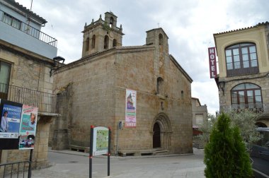 Iglesia de Nuestra Senora de la Asuncion, Fermoselle, Arribes del Duero, Zamora ili, İspanya