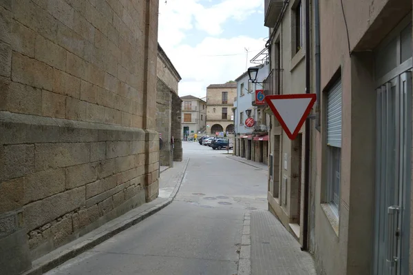 stock image Calle de Requejo, Fermoselle, Arribes del Duero, Zamora province, Spain