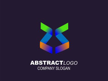 modern renk logo harfi k-z-s