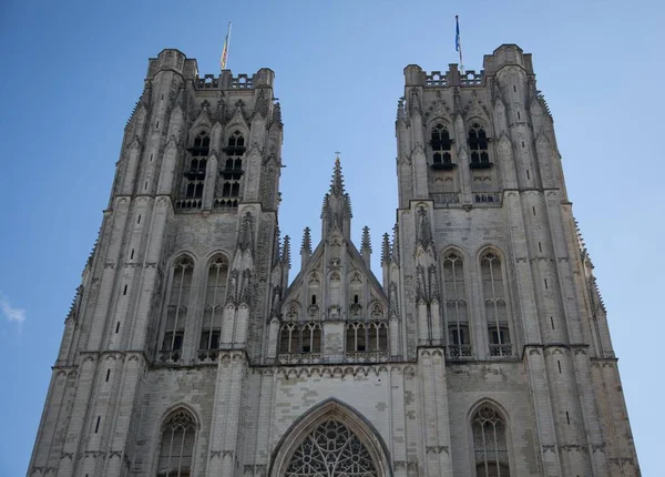 Kathedrale Michael Und Gudula Brüssel Belgien — Stockfoto