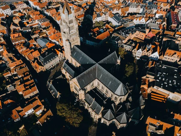 Salvatorkirche Brügge Belgien — Stockfoto