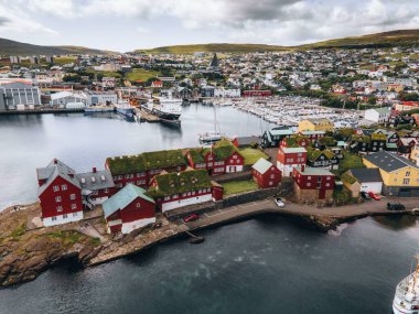 Torshavn 'dan, Faroe Adaları' ndan görüntüler