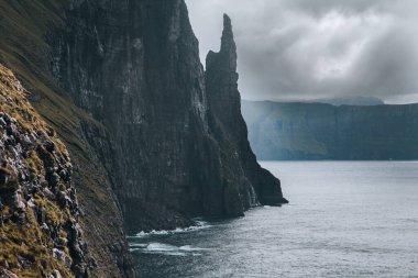 Vagar, Faroe Adalarındaki Trollkonufingur Deniz Yığını